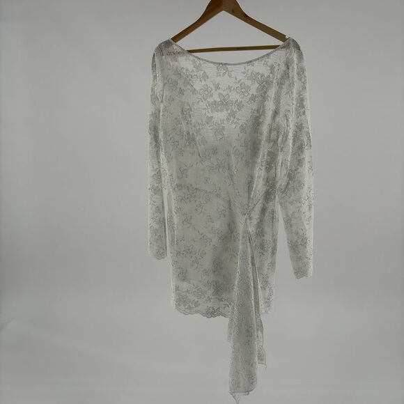 Hill House Dresses & Skirts - Hill House Home The Becca Dress in White Metallic Lace